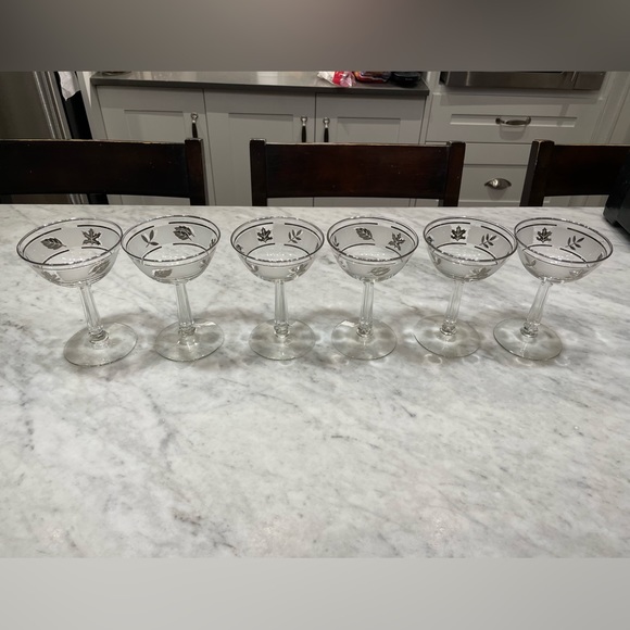 Vintage Libby Coupe Champagne Glasses - Picture 4 of 5